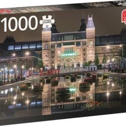 Jumbo Premium Collection Puzzel Amsterdam Rijksmuseum By Night - Legpuzzel - 1000 Stukjes -Exporteren puzzels winkel 550x458 38