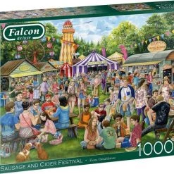 Falcon Puzzel Sausage And Cider Festival - Legpuzzel -1000 Stukjes
