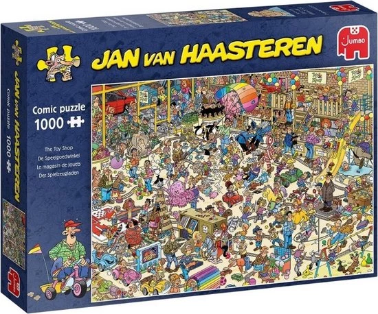 Jumbo Jan Van Haasteren - De Wijnmakerij 3000 Stukjes & Speelgoedwinkel 1000 Stukjes & Drogisterij 1000 5 Jumbo Jan Van Haasteren - De Wijnmakerij 3000 Stukjes & Speelgoedwinkel 1000 Stukjes & Drogisterij 1000 - Afbeelding 5
