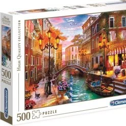 Clementoni Puzzels Voor Volwassenen - Sunset Over Venice, Puzzel 500 Stukjes, 10+ Jaar - 35063 -Exporteren puzzels winkel 550x459 4