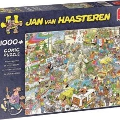 Jan Van Haasteren Puzzelbundel - 2 Stuks - De Vakantiebeurs 1000 Stukjes & Volkstuintjes 1000 -Exporteren puzzels winkel 550x459 6