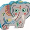 Djeco - Puzzel 24 Stukken - Asia Olifant - 3+