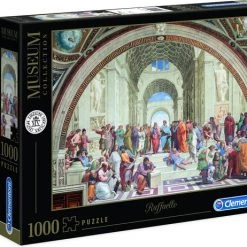 Clementoni - Vaticaanse Musea Puzzel Collectie - School Of Athens - 1000 Stukjes, Puzzel Volwassenen