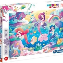 Clementoni Legpuzzel Under The Sea Glitter Meisjes 104 Stukjes -Exporteren puzzels winkel 550x463