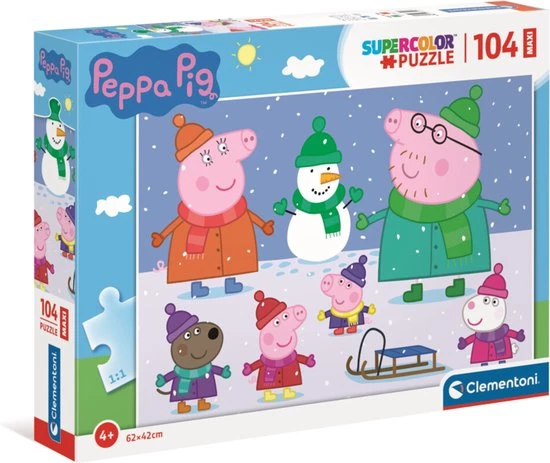 Clementoni PZL 104 MAXI PEPPA PIG 1 Clementoni PZL 104 MAXI PEPPA PIG
