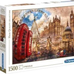 Clementoni Legpuzzel Londen Vintage 1500 Stukjes