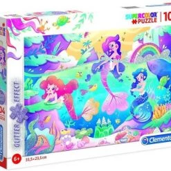 Clementoni Legpuzzel Under The Sea Glitter Meisjes 104 Stukjes -Exporteren puzzels winkel 550x465