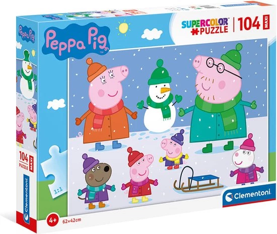 Clementoni PZL 104 MAXI PEPPA PIG 4 Clementoni PZL 104 MAXI PEPPA PIG - Afbeelding 4