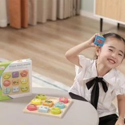 New Classic Toys Houten Geometrische Vormenpuzzel - Voertuigen -Exporteren puzzels winkel 550x465 4