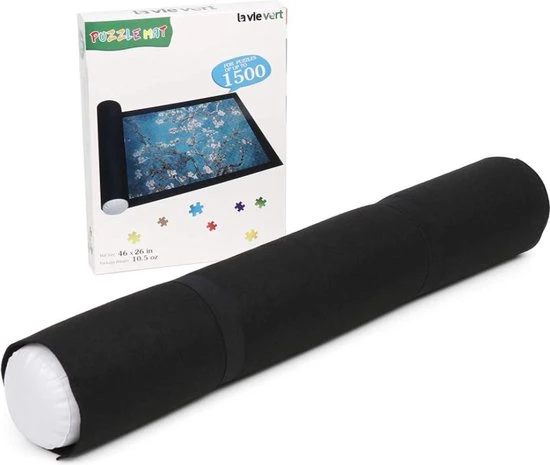 Merkloos Puzzelmat XL - Puzzel Opbergsysteem - Rolmat - Puzzelrol - 1500 Stukjes - 66x117cm 4 Merkloos Puzzelmat XL - Puzzel Opbergsysteem - Rolmat - Puzzelrol - 1500 Stukjes - 66x117cm - Afbeelding 4