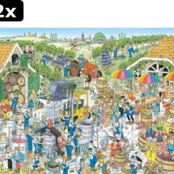 2x Jan Van Haasteren De Wijnmakerij Puzzel - 3000 Stukjes -Exporteren puzzels winkel 550x466 5