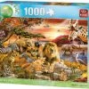 Puzzle Animal World - The Big Five - King - 1000 Pieces