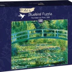Art By BlueBird Claude Monet - De Brug Bij De Waterlelies, 1899 (1000 Stukjes, Kunst Puzzel)