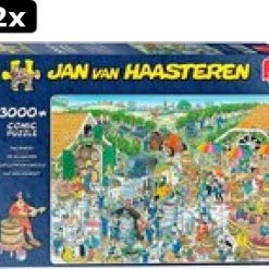 2x Jan Van Haasteren De Wijnmakerij Puzzel - 3000 Stukjes