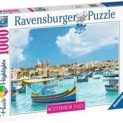 Ravensburger Puzzel Malta - Legpuzzel - 1000 Stukjes -Exporteren puzzels winkel 550x471 4