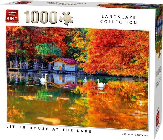 King Legpuzzel Little House At The Lake 1000 Stukjes 1 King Legpuzzel Little House At The Lake 1000 Stukjes