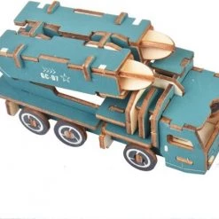 De Bouwplaats Bouwpakket 3D Puzzel Raketvoertuig Van Hout- Kleur -Exporteren puzzels winkel 550x473 2