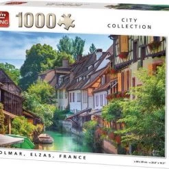 King International KING Legpuzzel, Colmar, Elzas, France - 1000 Stukjes - Voor Volwassenen