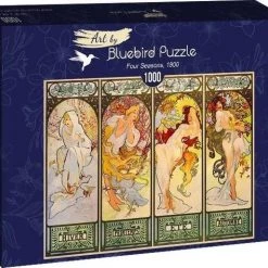 Art By BlueBird Mucha - Four Seasons, 1900 (1000 Stukjes, Kunst Puzzel)