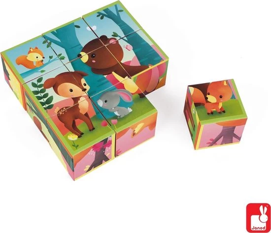 Janod Kubkid - Bosdieren 8 Janod Kubkid - Bosdieren - Afbeelding 8