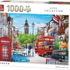 King Puzzel - London - 1000 Stukjes (68 X 49 Cm) - City Collection