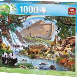 Trixie King Puzzel 1000 Stukjes (68 X 49 Cm) - Ark Van Noah - Legpuzzel Dieren