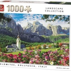 King Itali - Bergen & Bloemen In De Dolomieten - Legpuzzel (68 X 49 Cm) Voor Volwassenen -Exporteren puzzels winkel 550x476 2