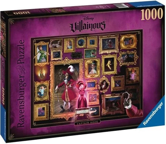 Ravensburger Puzzel Disney Villainous: Captain Hook - Legpuzzel - 1000 Stukjes 1 Ravensburger Puzzel Disney Villainous: Captain Hook - Legpuzzel - 1000 Stukjes