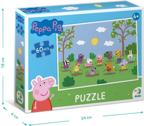 Dodo Toys PROMOTIEPAKKET - 2 X Peppa Pig Puzzel - 60 Stukjes - 23x32 Cm - Peppa Pig Speelgoed 4+ - Kinderpuzzel 4 Jaar 6 Dodo Toys PROMOTIEPAKKET - 2 X Peppa Pig Puzzel - 60 Stukjes - 23x32 Cm - Peppa Pig Speelgoed 4+ - Kinderpuzzel 4 Jaar - Afbeelding 6