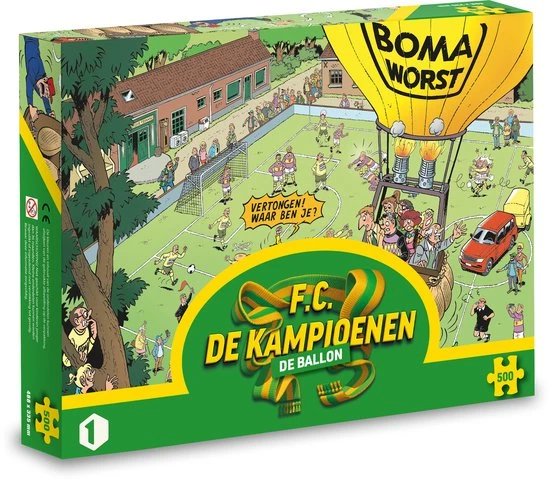 FC De Kampioenen F.C. De Kampioenen Puzzel - De Ballon 3 FC De Kampioenen F.C. De Kampioenen Puzzel - De Ballon - Afbeelding 3