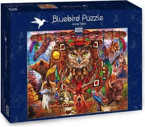 Bluebird Dierentotem - 4000 Stukjes -Exporteren puzzels winkel 550x481 1