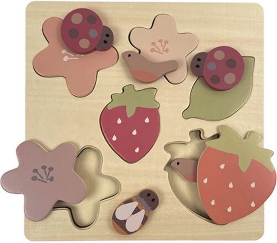 Egmont Toys - Puzzel Aardbei 1 Egmont Toys - Puzzel Aardbei