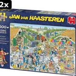 2x Jan Van Haasteren De Wijnmakerij Puzzel - 3000 Stukjes -Exporteren puzzels winkel 550x489 2