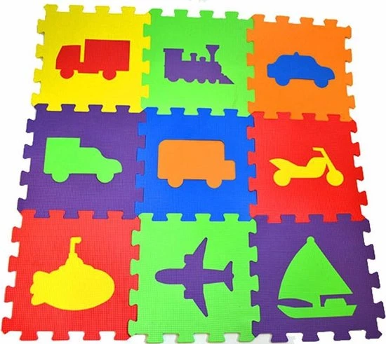 Matrax Puzzelmat - Vloermat - Speelkleed - Speelmat Foam - Foam Mat - 33x33cm 2 Matrax Puzzelmat - Vloermat - Speelkleed - Speelmat Foam - Foam Mat - 33x33cm - Afbeelding 2