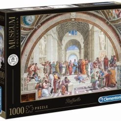 Clementoni - Vaticaanse Musea Puzzel Collectie - School Of Athens - 1000 Stukjes, Puzzel Volwassenen -Exporteren puzzels winkel 550x494