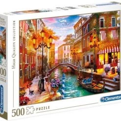 Clementoni Puzzels Voor Volwassenen - Sunset Over Venice, Puzzel 500 Stukjes, 10+ Jaar - 35063 -Exporteren puzzels winkel 550x496