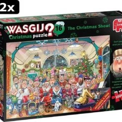 2x Wasgij Christmas 16 De Kerstshow! Puzzel - 2 X 1000 Stukjes