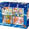 Dermarolling Disney 4 In 1 Puzzel Animal Friends - Vier Kinderpuzzels In Een Koffertje - King
