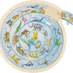Goki Puzzel: Dierencirkel 27-delig -Exporteren puzzels winkel 550x504 3