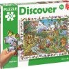 Jumbo Premium Collection Children Puzzle Discover: Safari 70 Pcs Legpuzzel 70 Stuk(s) Stripfiguren