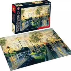 Happy Puzzle Puzzel 1000 Stukjes Volwassenen Legpuzzels Puzzle Jigsaw Puzzels - Speelgoed Hobby En Creatief Voor Volwassenen - 50*70 Cm - Romantic Straat 1000 Stukjes Valentijn Cadeautje Voor Haar En Hem - Vrouw En Man) -Exporteren puzzels winkel 550x514 1