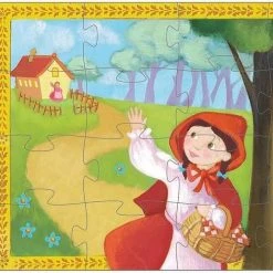 Djeco Puzzel Roodkapje (36 Stukjes) -Exporteren puzzels winkel 550x517 1