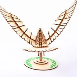 De Bouwplaats Bouwpakket 3D Puzzel Duif Van Hout -Exporteren puzzels winkel 550x522