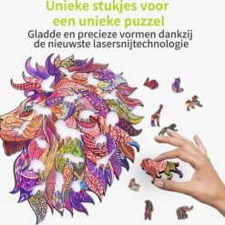 ACROPAQ Houten Puzzel Leeuw - 200 Stukjes, A3 Formaat 420 X 297 Mm, Puzzel Voor Kinderen En Volwassenen 12 ACROPAQ Houten Puzzel Leeuw - 200 Stukjes, A3 Formaat 420 X 297 Mm, Puzzel Voor Kinderen En Volwassenen -Exporteren puzzels winkel 550x531 2