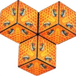 Geobender Magneetkubus - 72 Geometrische Vormen - Bees - Bijen -Exporteren puzzels winkel 550x531 5