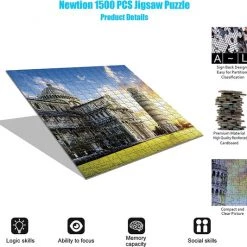 Happy Puzzle Jigsaw Legpuzzel - Toren Van Pisa - Puzzel 1500 Stukjes Volwassenen - Kerst Cadeautje - Met Extra Voorbeeldposter - Museum Puzzel - 80*60 Cm 12 Happy Puzzle Jigsaw Legpuzzel - Toren Van Pisa - Puzzel 1500 Stukjes Volwassenen - Kerst Cadeautje - Met Extra Voorbeeldposter - Museum Puzzel - 80*60 Cm -Exporteren puzzels winkel 550x533 2