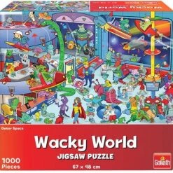 Goliath Wacky World Puzzel Outerspace 1000 Stukjes