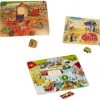 Playwood Knop Puzzel Bouwplaats-tram-garage U Krijgt 3 Assorti Geleverd