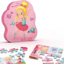 Eurekakids Puzzel 4 In 1 Ballerina - Vier Kinderpuzzels In Mooie Doos