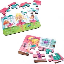 Eurekakids Puzzel 4 In 1 Ballerina - Vier Kinderpuzzels In Mooie Doos -Exporteren puzzels winkel 550x543 2